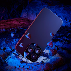 3mk Matt Case Pro Apple iPhone 15 Pro:lle - Matta musta