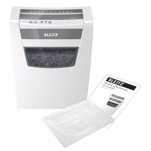 Leitz IQ Home Office P-4 -paperisilppuri, palaleikkaus, 22 cm, valkoinen