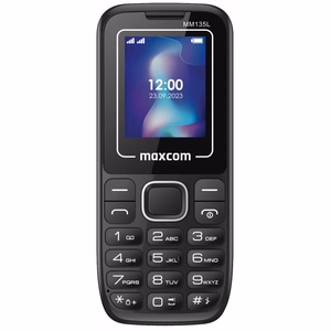 Matkapuhelin - MAXCOM MM 135 LIGHT kaksi SIM-korttia musta-sininen