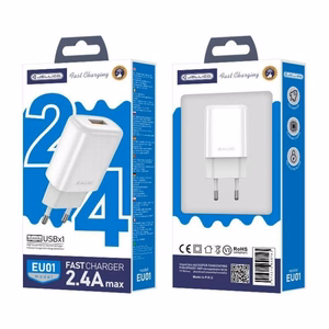 Charger Jellico EU01 2.4A USB-A white