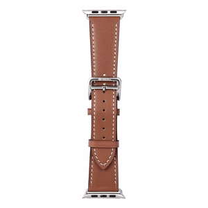 Hihna Apple Watch:lle Forcell F-Design FA20 reikänahka ekologinen 42 / 44 / 45 / 49 mm ruskea