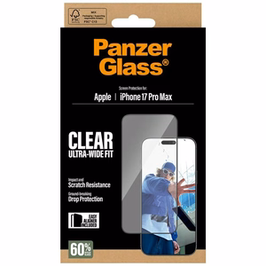 PanzerGlass Ultra-Wide Fit EasyAligner Tempered Glass iPhone 17 Pro Max
