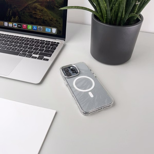 Kimalleva Suojakuori MagSafe Samsung Galaxy A36 5G - valkoinen