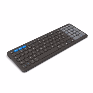 ZAGG Pro Keyboard Mid Size-hiilenharmaa-UK (langaton lataus latausalustalla)
