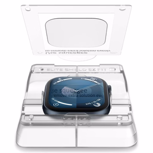 Spigen Elite Shield EZ FIT Hybrid Glass 2-PACK Apple Watch 10:lle (42MM) - läpinäkyvä