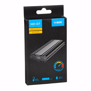 iBox HD-07 SSD enclosure Black M.2