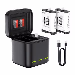 Telesin kolmikanavainen akkulaturi GoPro Hero 13 Black:lle (S0-BCG-10-TGP)