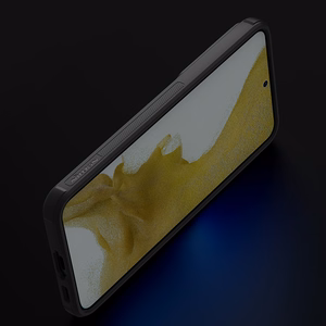 Nillkin Textured S suojakuori Samsung Galaxy S23+:lle panssaroitu kuori kameransuojalla musta
