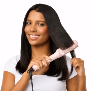 Hair styling comb Wavytalk Sleek Sweep pink