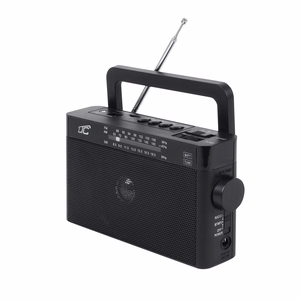 LTC kannettava radio SONA, Bluetooth, USB, TF, musta