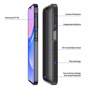 DUX DUCIS suojakuori YIND Samsung A17 5G:lle musta