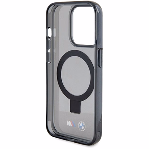 BMW Ring Stand M Collection MagSafe Suojakuori iPhone 15 Pro:lle - musta