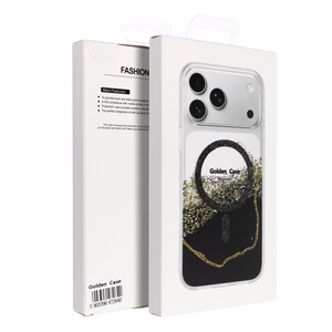 Case for Samsung S24 / S25 Golden compatible with MagSafe black