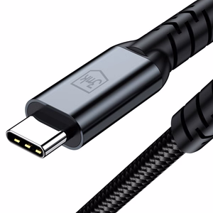 3mk Hyper Cable N-SERIES Thunderbolt 4 USB-C / USB-C 1m 48V/5A 40Gb/s 240W 8K60Hz - musta