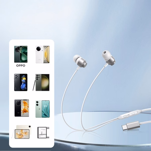 Joyroom JR-EC06 USB-C in-ear kuulokkeet - Hopeinen