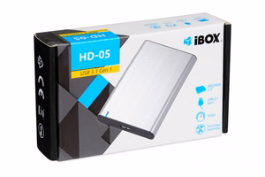 iBox HD-05 HDD/SSD enclosure Grey 2.5"