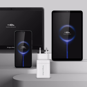 Kruger&Matz 45 W GaN -verkkolaturi Power Delivery- ja Quick Charge -toiminnoilla