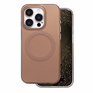 Tecto Shield Mistiq Mag suojakuori iPhone 15 Pro 6,1"-mallille, ruskea