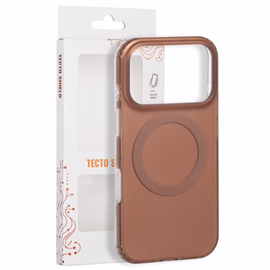Tecto Shield Mistiq Mag suojakuori iPhone 17 Pro 6,3" / 18 Pro 6,3"-mallille, ruskea