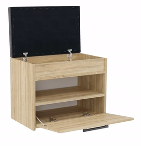 Topeshop PARMA MINI SONOMA suljettu kenkäkaappi, Sonoma-tammi