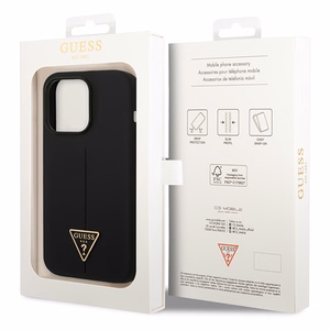 Guess GUHCP14LSLTGK iPhone 14 Pro 6.1" black/black hardcase Silicone Triangle
