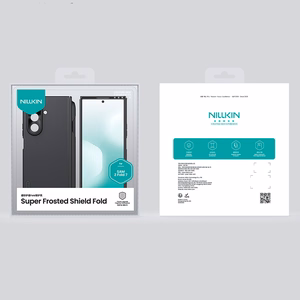 Nillkin Super Frosted Shield Fold Magnetic Case for Samsung Galaxy Z Fold 7, MagSafe Compatible, with S Pen Space - Black