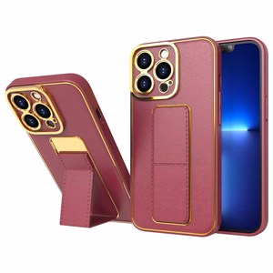 Uusi Kickstand Case tapauksessa iPhone 13 Pro jalusta punainen
