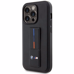 BMW Grip Stand Hot Stamp iPhone 14 Pro Case - Black