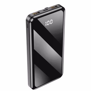 Forever varavirtalähde TB-411 ALLin1 10000 mAh kaapeleilla USB-C + Lightning + microUSB musta
