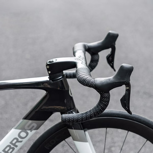 Rockbros rei'itetty silikoninen ohjaustankoteippi - musta