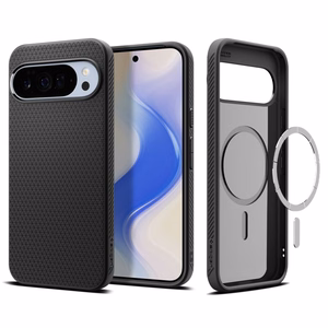 Spigen Liquid Air Mag MagSafe Suojakuori Google Pixel 10 Pro XL:lle - Matta musta