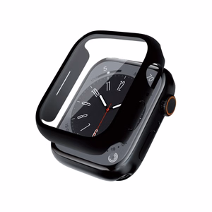 Crong Hybrid Watch Case with integrated glass for Apple Watch 45 mm, black