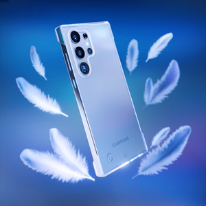3mk Just20g Clear Case Suojakuori Samsung Galaxy S24 Ultra:lle - läpinäkyvä