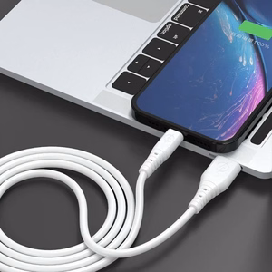 Dudao kaapeli USB USB-C 6A 1m valkoinen