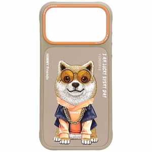 Nimmy Glasses Cool Nag Suojakuori iPhone 17 Pro:lle - Beige