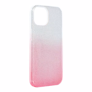 Kiiltävä suojakuori IPHONE 13 kirkas/pinkki