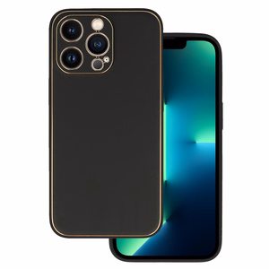 TEL PROTECT Luxury Suojakuori iPhone 13 Pro Max:lle musta