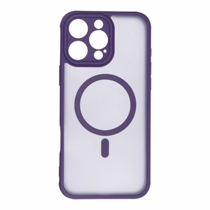 Suojakuori iPhone 16 PRO MAX:lle Full Matte Mag Cover MagSafe-yhteensopiva violetti