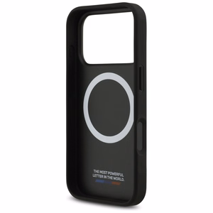 BMW M Carbon Tricolor Line MagSafe -suojakuori iPhone 17 Pro - musta