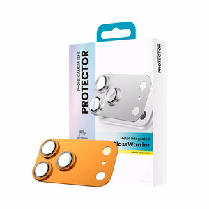 Benks Karkaistu lasi Glass Warrior Metal Integrated Lens Protector (C070) iPhone 17 Pro Max:lle (linssi 3 kpl) oranssi
