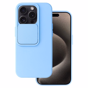 Camshield Soft Suojakuori iPhone 15 Pro Max:lle vaaleansininen