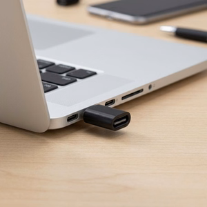Adapteri Type C - Micro USB Blue Star - musta