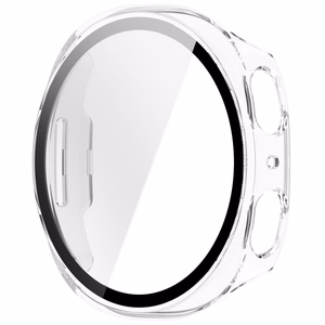 Tech-Protect Defense 2-Pack suojakuori mallille Samsung Galaxy Watch 40mm – läpinäkyvä ja mattamusta