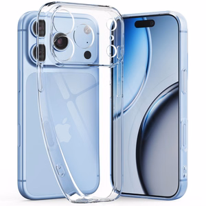 Tech-Protect FlexAir läpinäkyvä suojakuori ja Glass Fit+ karkaistu lasi, 2 kpl, iPhone 18 Pro Max / 17 Pro Max -malleille