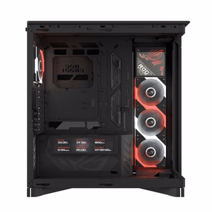 ASUS ROG CRONOX GR801 CURVE TG ARGB musta keskikokoinen tornikotelo