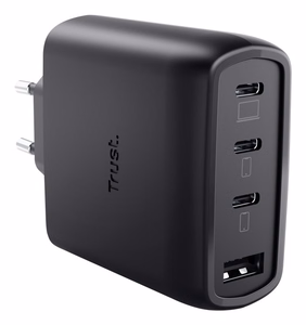 Trust Maxo 65W universaali musta AC pikalataus sisäkäyttöön