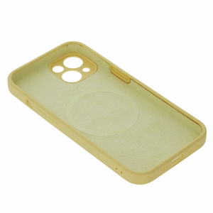 Mag Invisible suojakuori iPhone 15 6,1 pastellinkeltainen