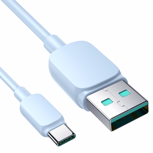 Joyroom Multi-Color Series A14 USB-A / USB-C 3A kaapeli 1.2m - sininen