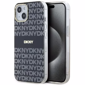 DKNY IML Mono ja Raita MagSafe Suojakuori iPhone 15/14/13:lle - musta
