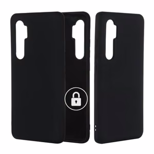Puhelimen suojakuori Silicone Cover Xiaomi Mi Note 10 Lite / musta / pakkauksessa